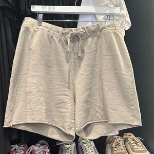 James Perse Beige Drawstring Shorts JP Size 3